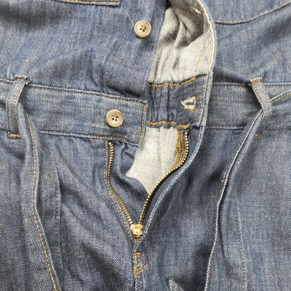 J. Crew Factory Denim Utility Mini Dress in Blue Rinse Size 00 Belted Casual NWT - Picture 12 of 16